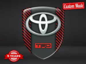 Toyota Adesivi Paraurti Artigianali Resistenti Tuning Sobri